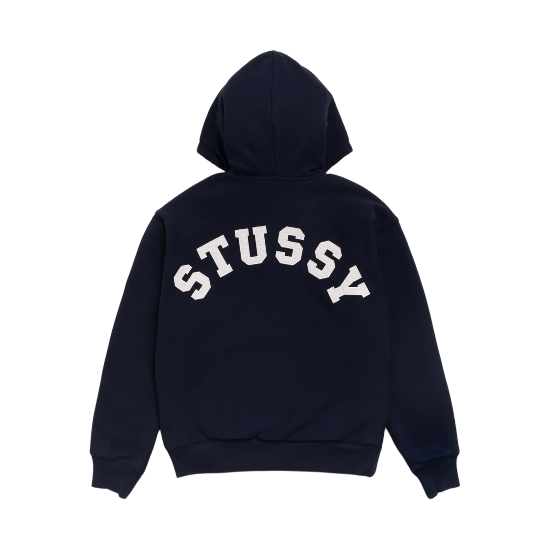118624 Stussy Double Faced Zip Hoodie Navy