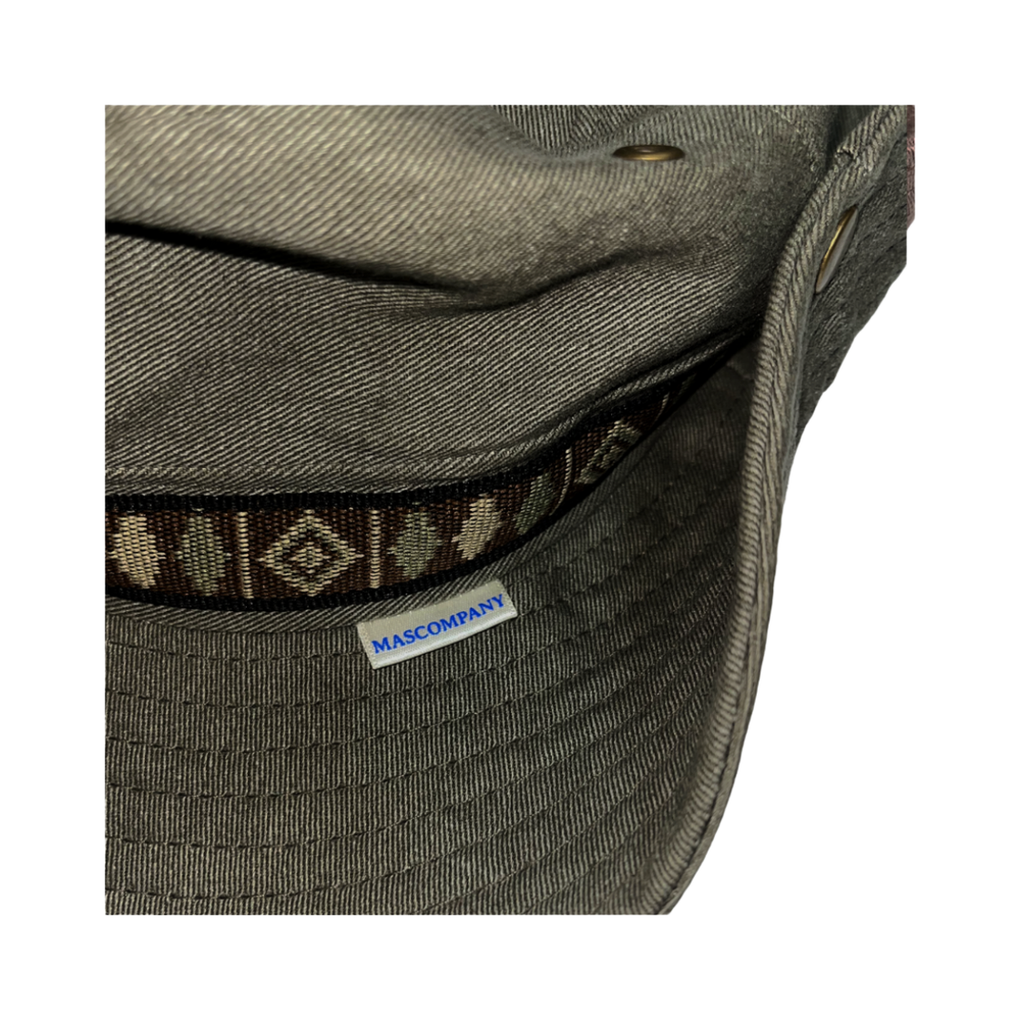 마스컴퍼니 아즈텍 부니햇 - 카키(MASCOMPANY Aztec boonie hat - Khaki) - 2