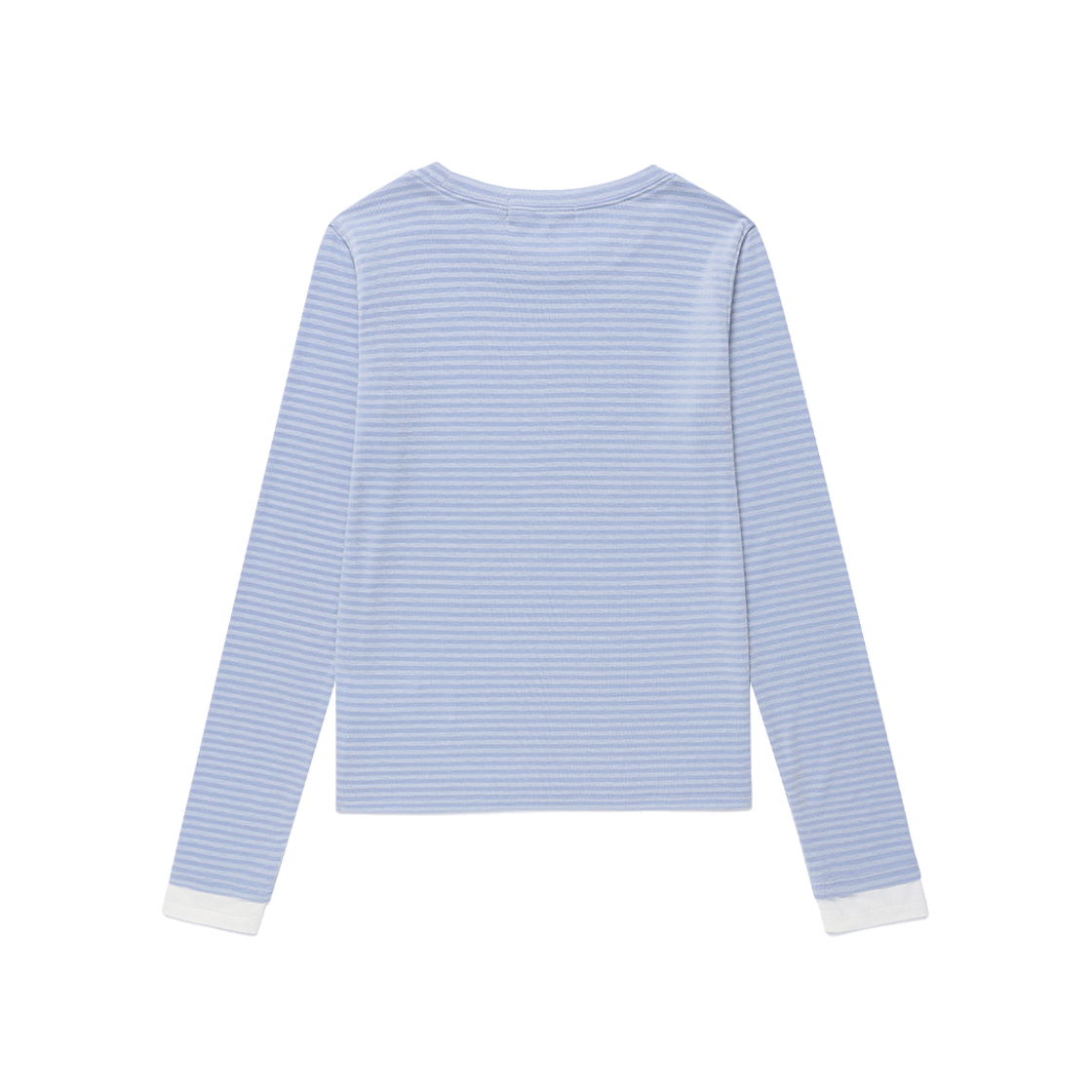 카비시 스트라이프 뮤직 노트 롱슬리브 티셔츠 블루(CAVISH Striped Music Note LS Tee Blue) - 2