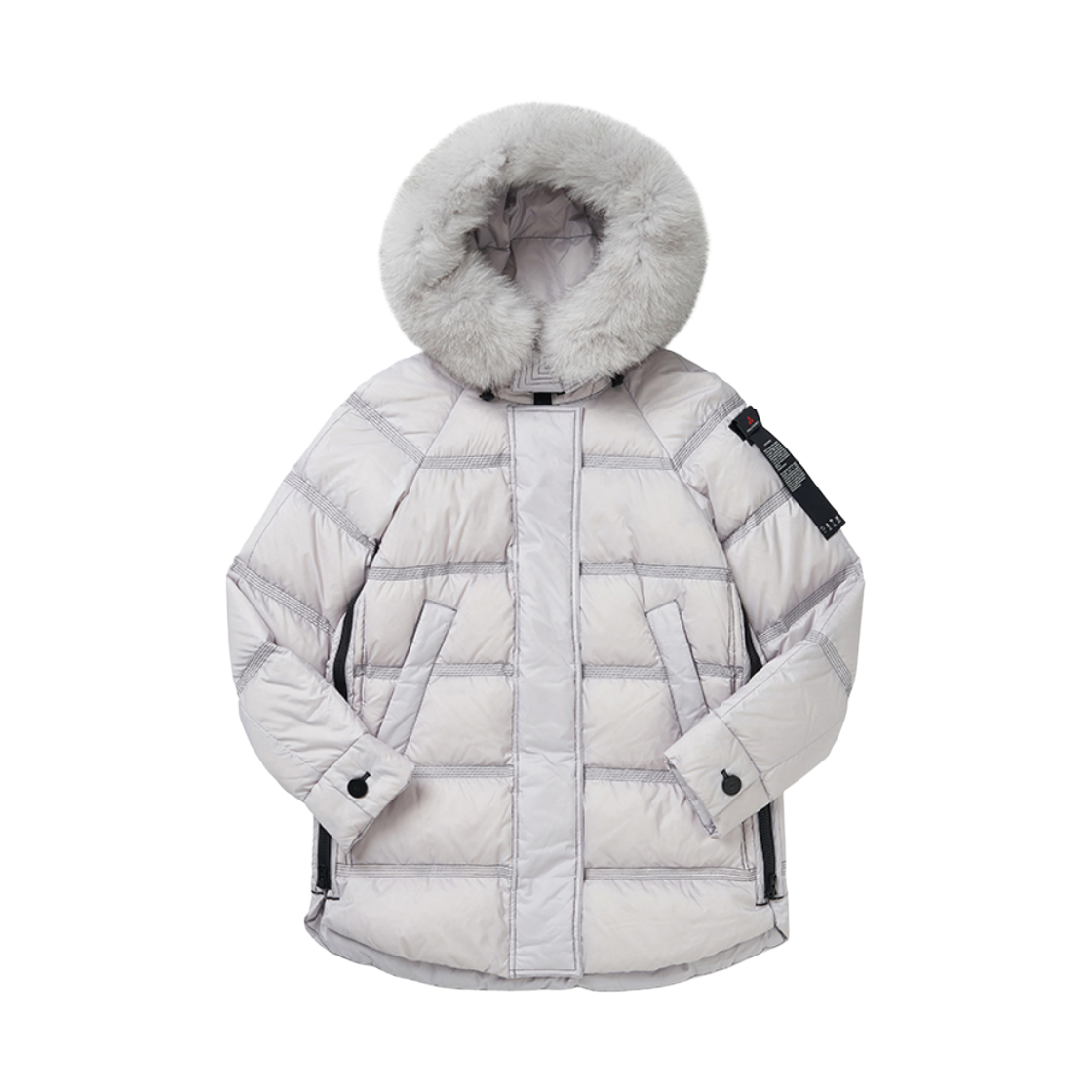 PED3372-01180967-715 (W) Peuterey Takan Down Jacket Grey