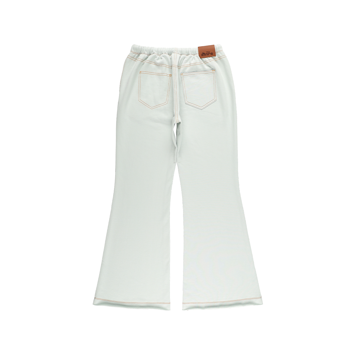 A1BF6N030713-BL1 The Innrs The Denim Jeans Bootcut Sweat Pants Light Blue