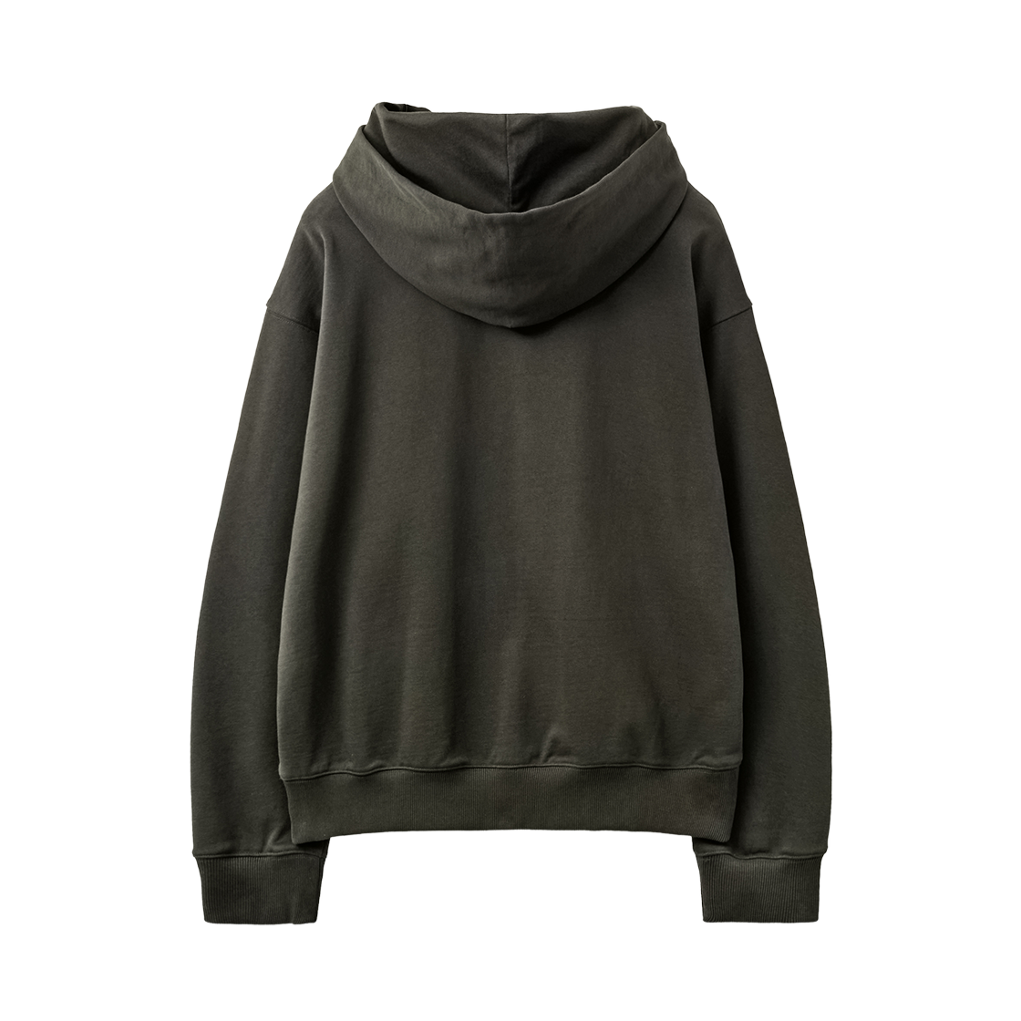 세터 루고 아플리케 리벳 후드 차콜(SATUR Lugo Applique Rivet Hoodie Charcoal) - 2