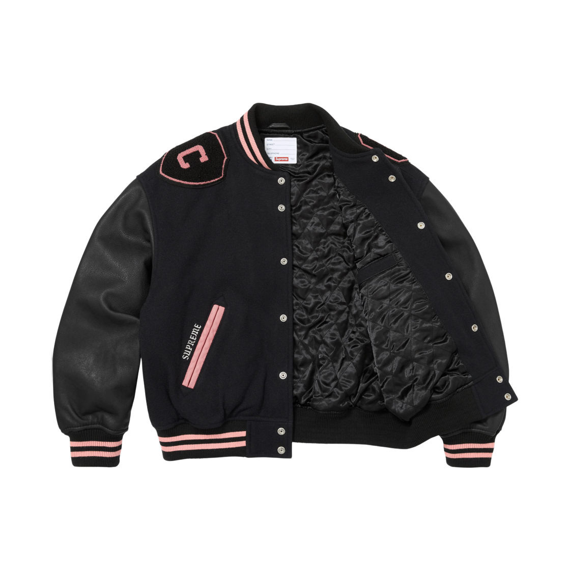 슈프림 캡틴스 바시티 자켓 블랙 - 26FW(Supreme Captains Varsity Jacket Black - 26FW) - 2