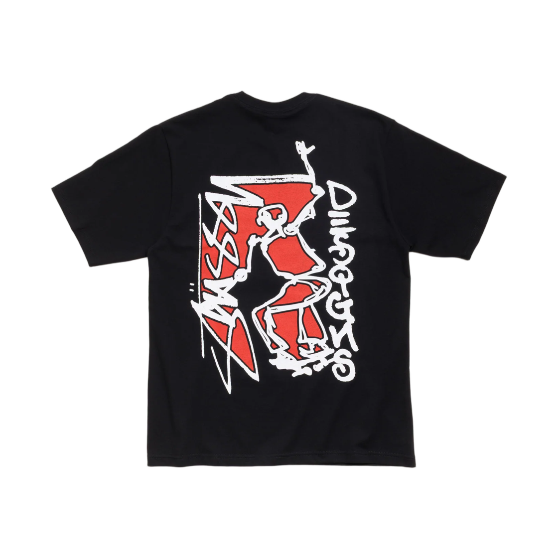 1905201 Stussy Smooth Sk8 T-Shirt Black