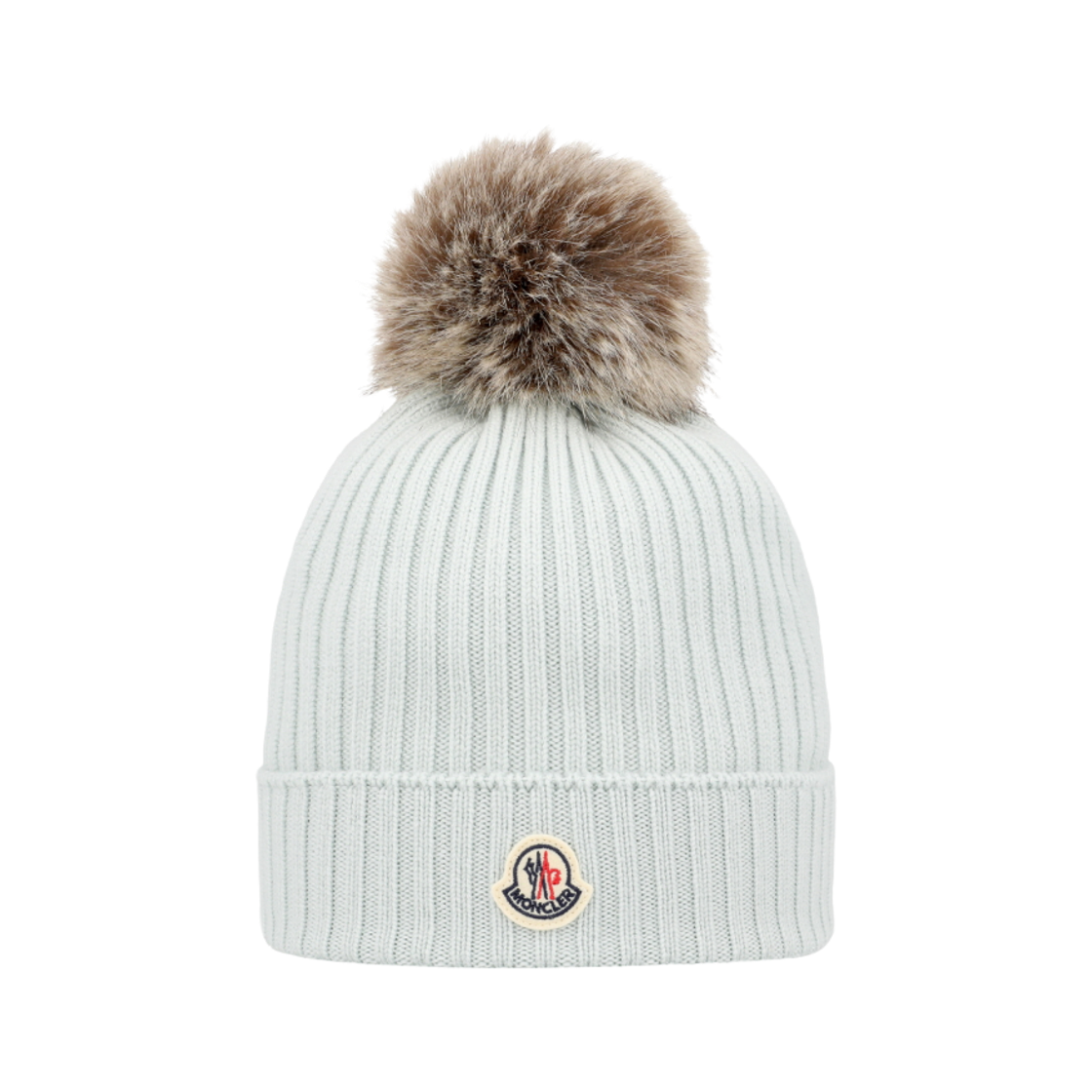L2-954-3B00007-A9327-91Z (Kids) Moncler Merino Wool Beanie Green - 26FW