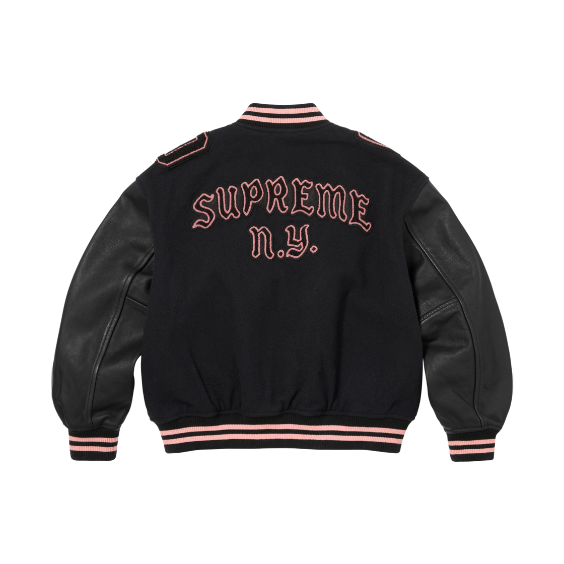 슈프림 캡틴스 바시티 자켓 블랙 - 26FW(Supreme Captains Varsity Jacket Black - 26FW) - 3