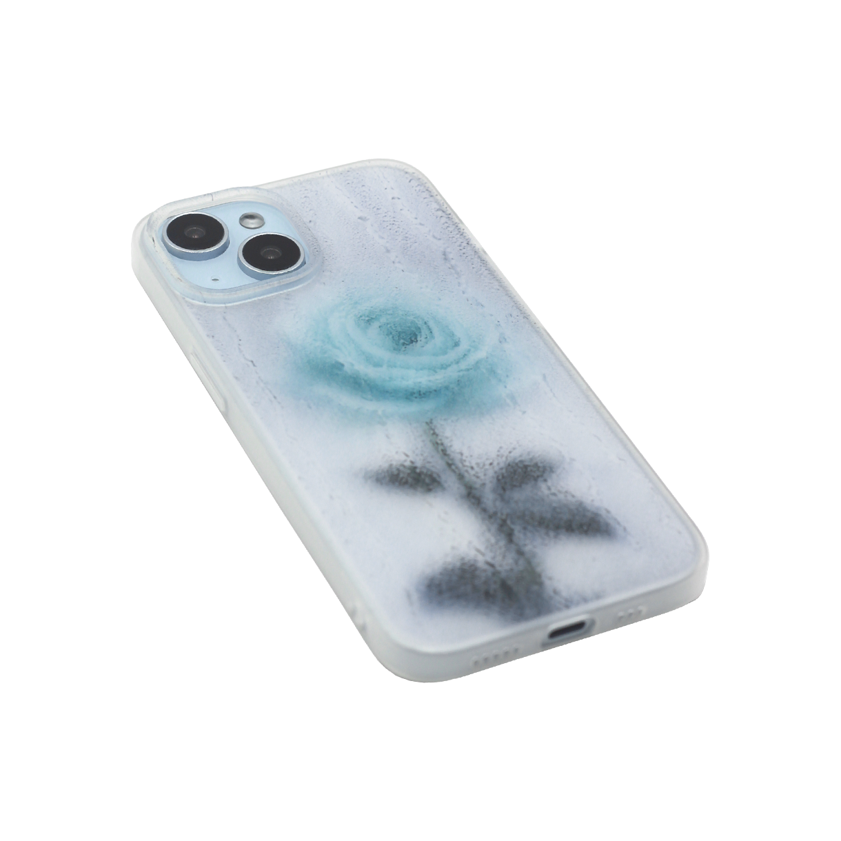 선베이스서비스 레이니 로즈 케이스 민트 (반투명 케이스) 아이폰(sunvase service RAINY ROSE CASE_MINT (translucent) iPhone) - 2