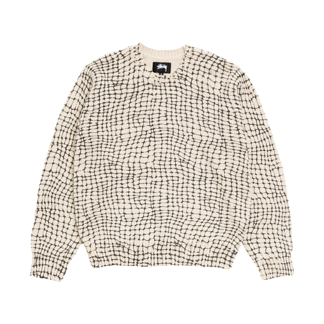 117313 Stussy Mesh Print Sweater Mesh Net
