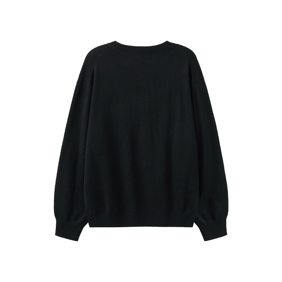 세터 로렌 베이직 크루넥 니트 블랙(SATUR Loren Basic Crewneck Knit Black) - 2