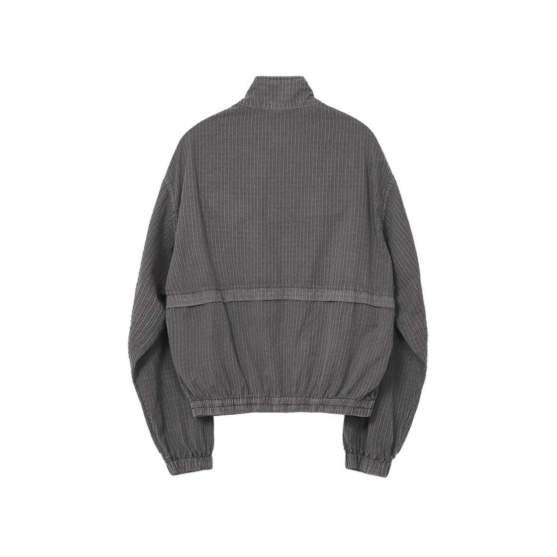 폴리테루 휴먼인덱스 체크 집 블루종 그레이(Polyteru Human Index Check Zip Blouson Gray) - 2