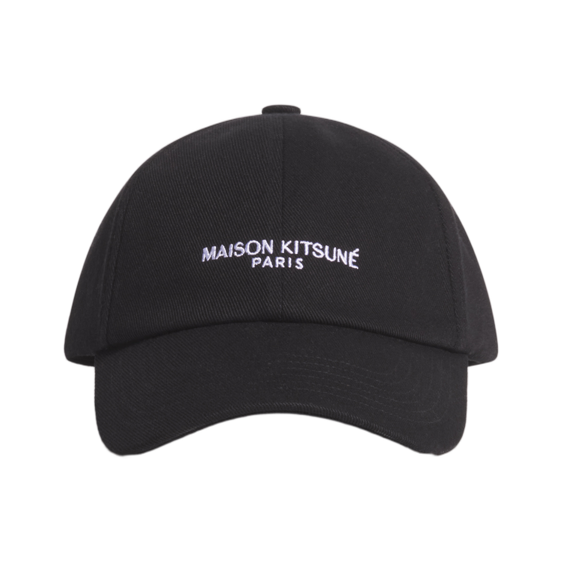 MRUAH07WW0096-P199 Maison Kitsune Paris Cap Black