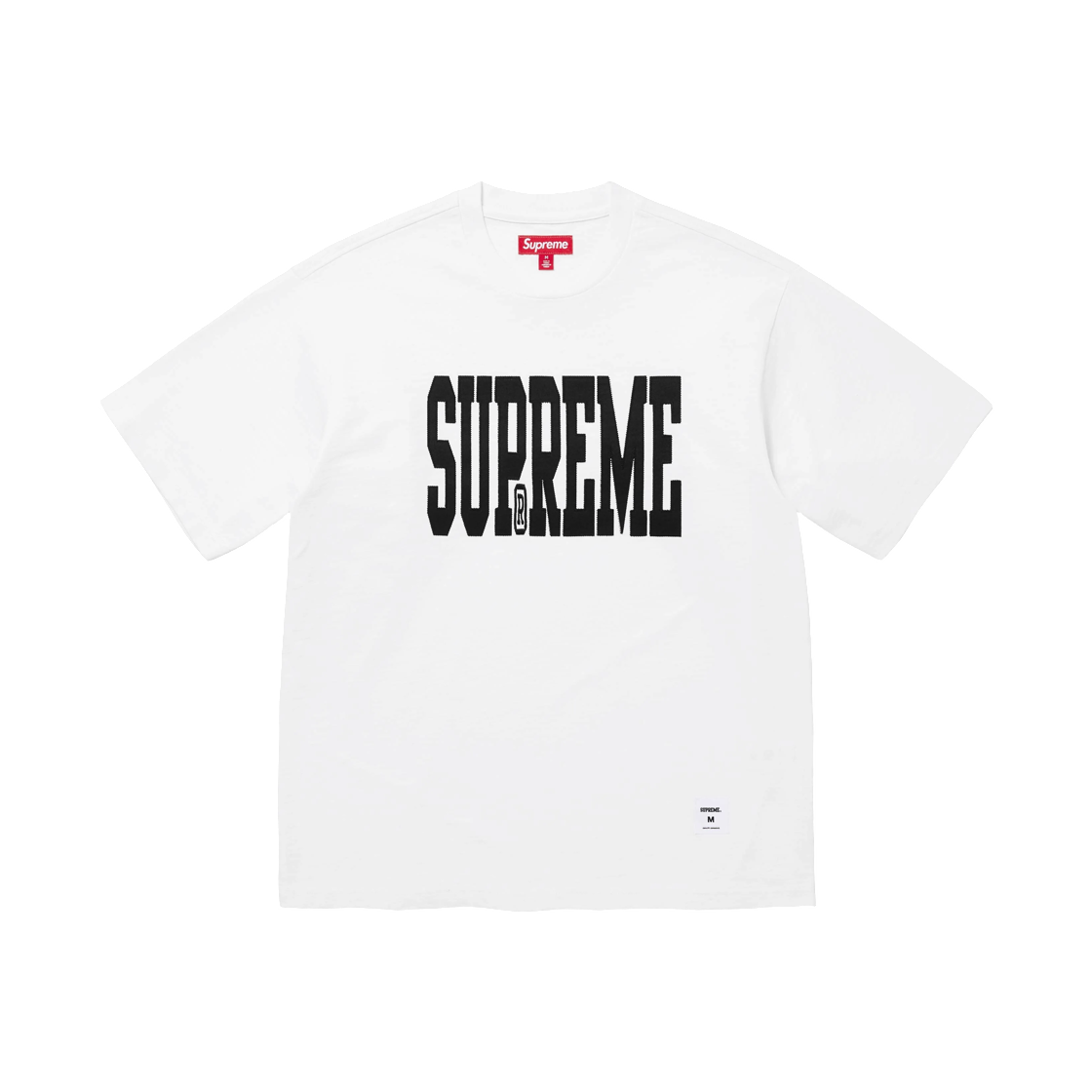 - Supreme Stretch Applique S/S Top White - 26FW