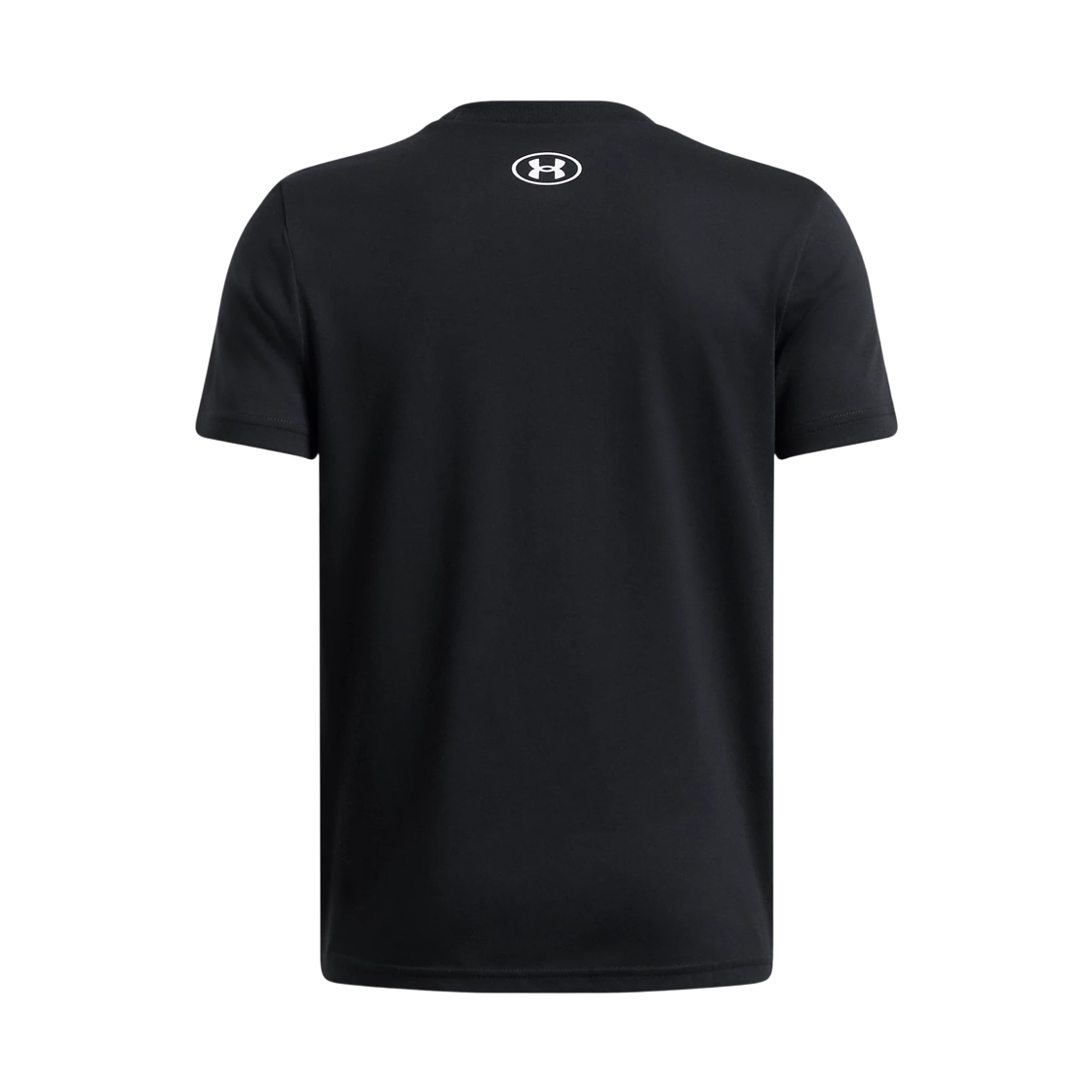 (키즈) 언더아머 로고 워드마크 숏슬리브 티셔츠 블랙 티탄 그레이((Kids) Under Armour Logo Wordmark Short Sleeve T-Shirt Black Titan Grey) - 2