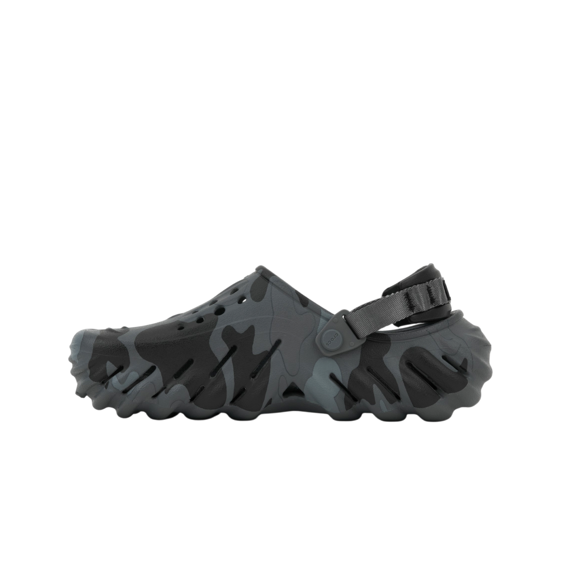 크록스 에코 덕 카모 클로그 차콜 블랙(Crocs Echo Duck Camo Clog Charcoal Black) - 3