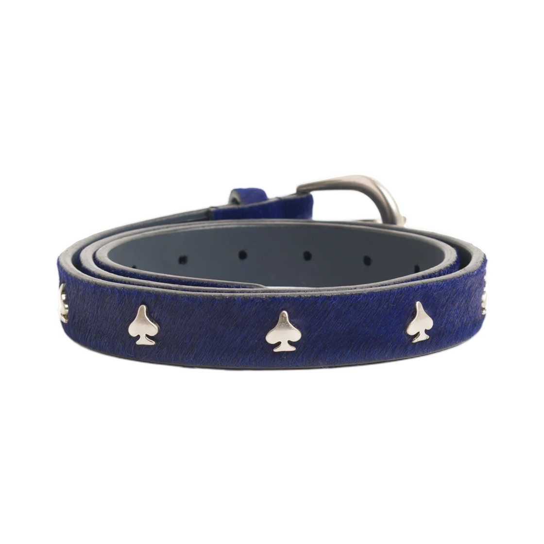 스투시 스페이드 엠블럼 벨트 헤어리 네이비(Stussy Spade Emblem Belt Hairy Navy) - 2