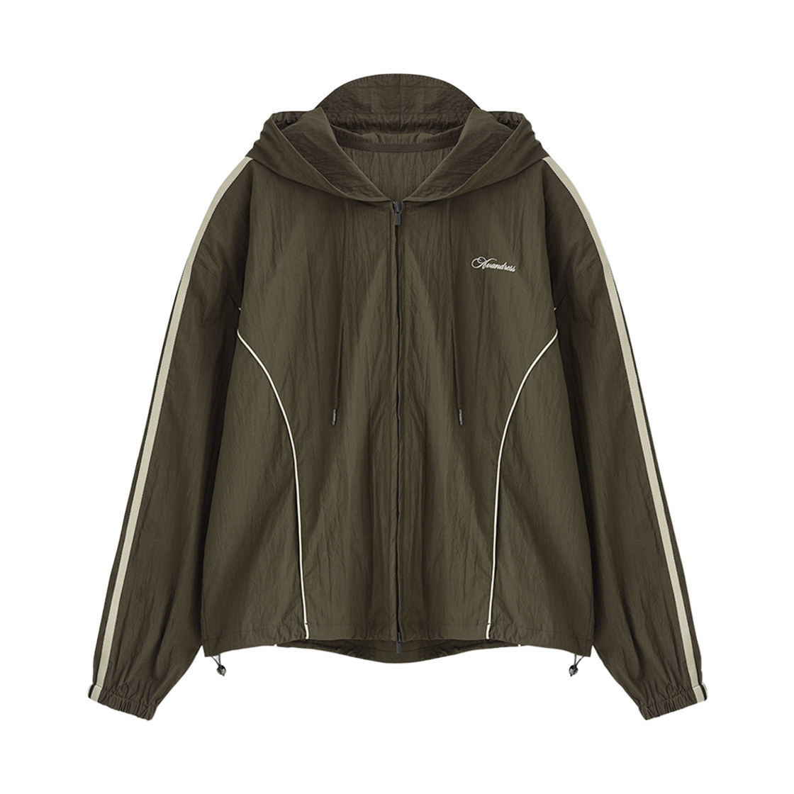 AV63JP01KH Avandress Noah CN Track Hoody Zip-up KHAKI