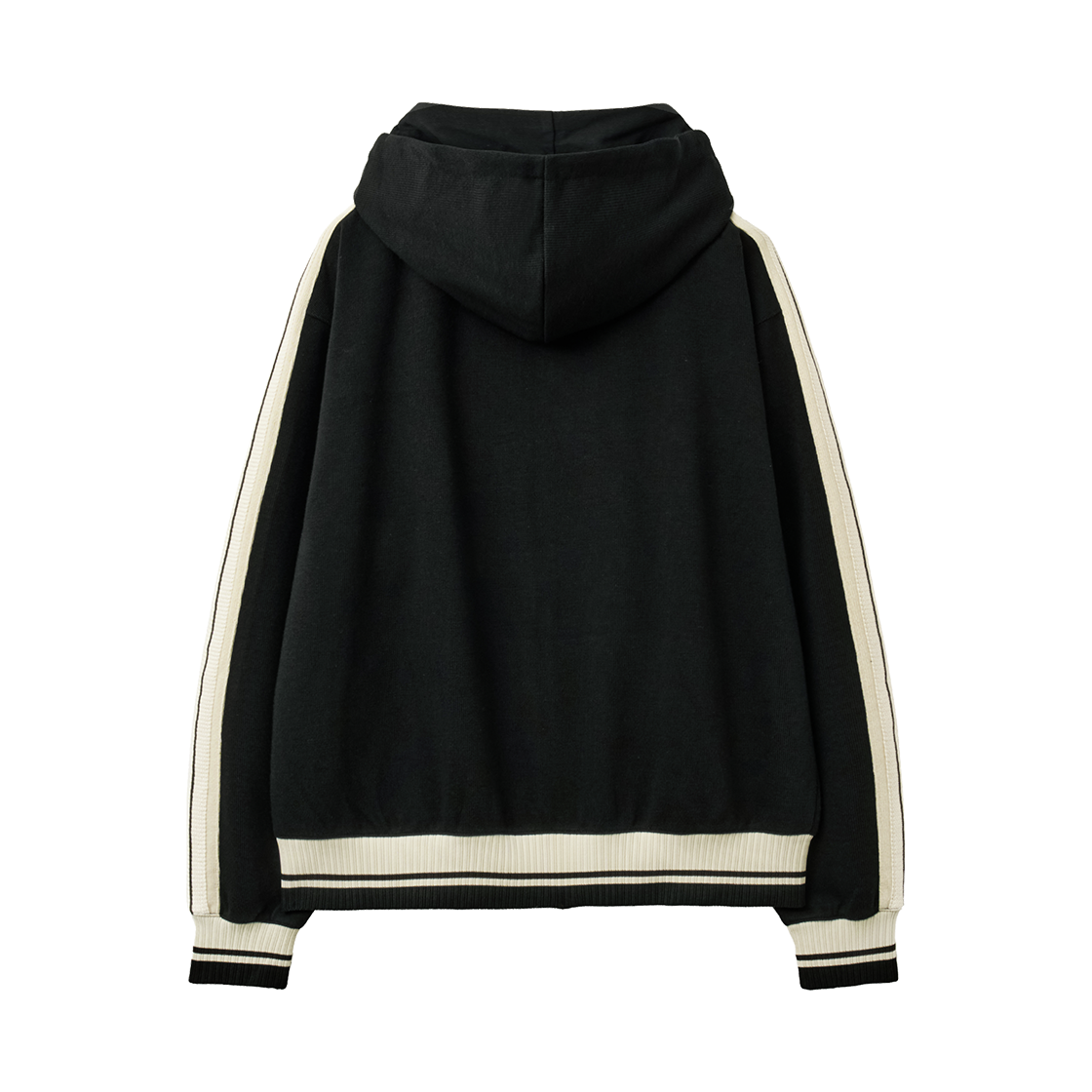 세터 로턴 루즈 핏 후드 집업 블랙(SATUR Lawton Loose Fit Hood Zip-up Black) - 2