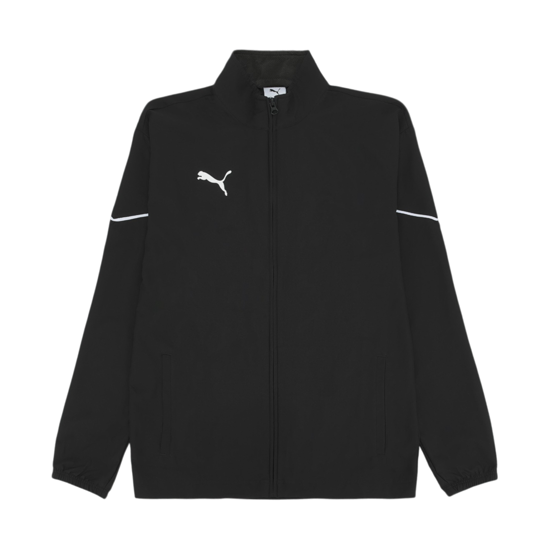 푸마 팀 라이즈 사이드라인 자켓 블랙 화이트(Puma Team Rise Sideline Jacket Black White)