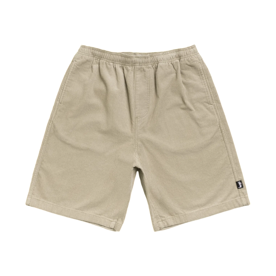 112364 Stussy Baggy Twill Cord Beach Shorts Khaki