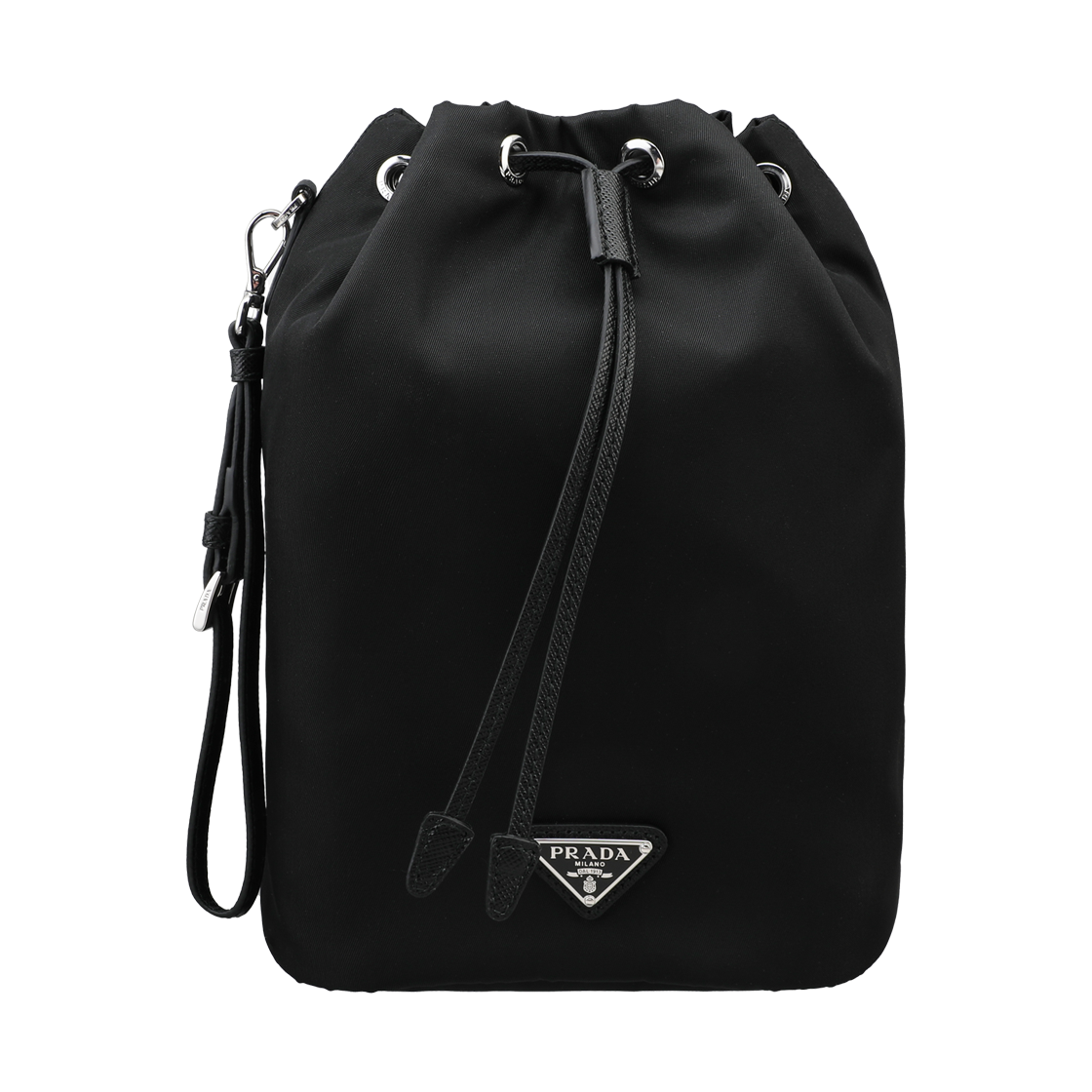 1NS369 R067 F0002 [25% 쿠폰] Prada Re-Nylon Drawstring Pouch Black
