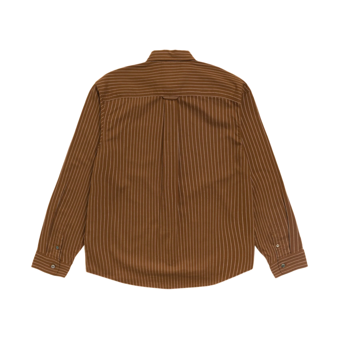 스투시 옥스포드 셔츠 브라운 스트라이프(Stussy Oxford Shirt Brown Stripe) - 2
