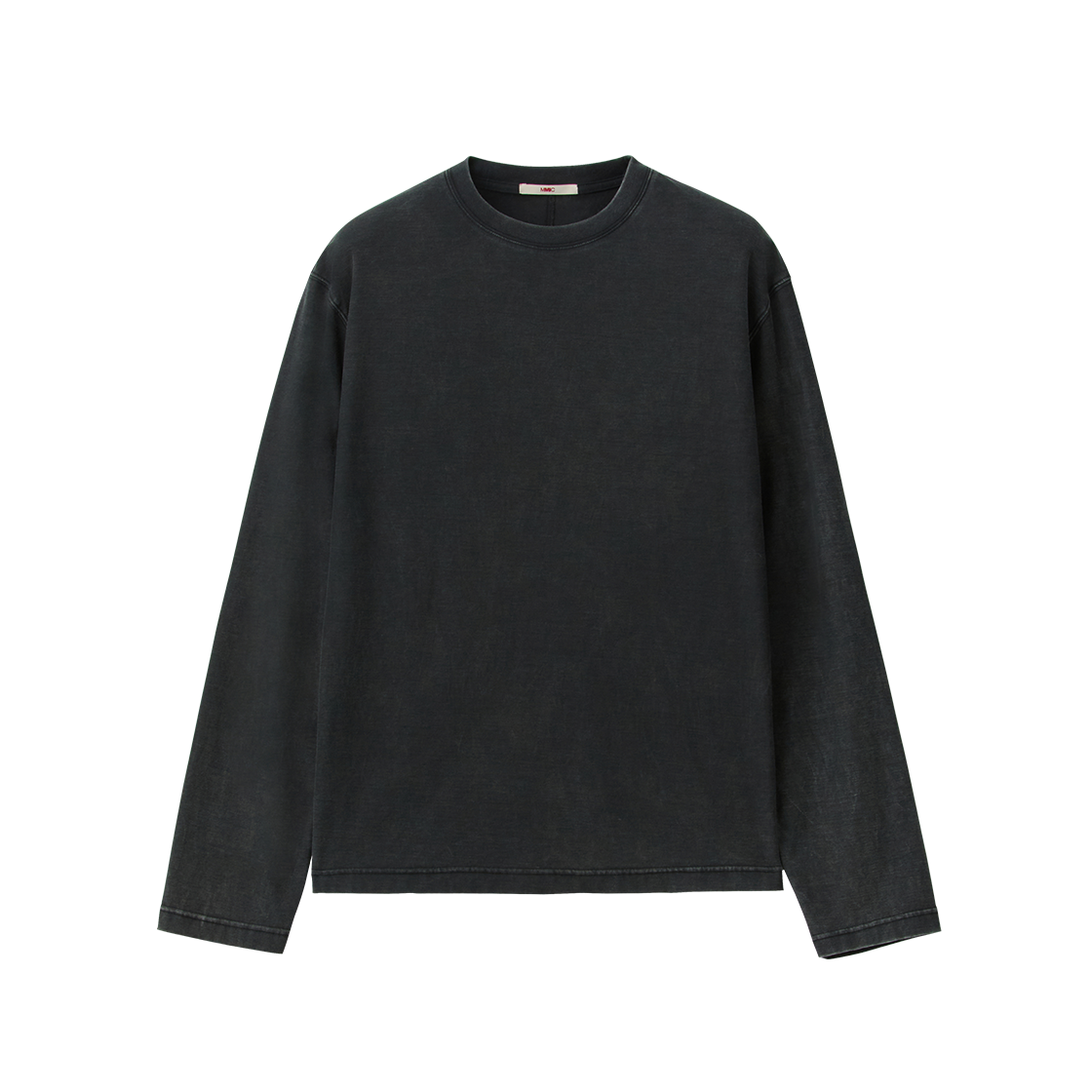엠엠아이씨 [레귤러 핏]  베일 롱 슬리브 블랙(MMIC [Regular Fit] Veil Long Sleeve Black)