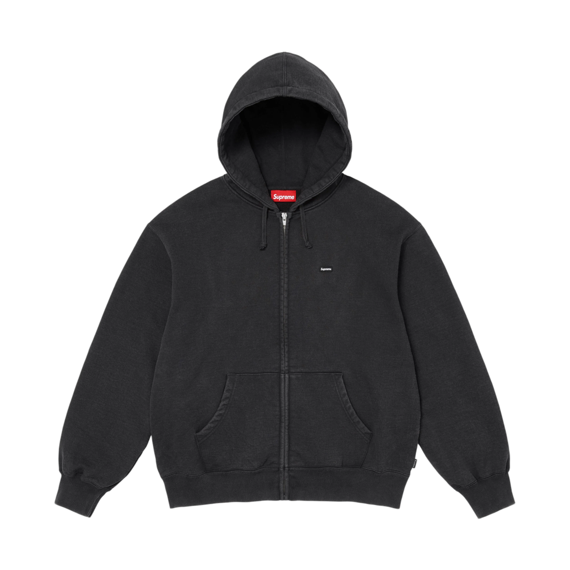 슈프림 스몰 박스 집업 후드 스웨트셔츠 블랙 - 26FW(Supreme Small Box Zip Up Hooded Sweatshirt Black - 26FW)