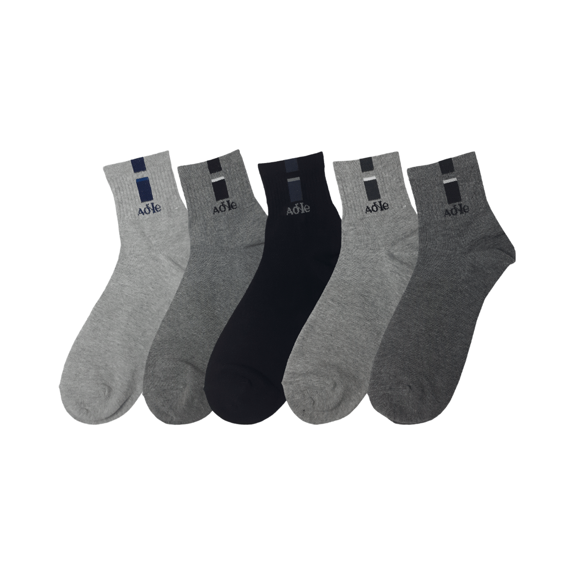 [3% 적립] 에이원 패션 캐주얼 미니 중목 양말 5팩 C078([3% 적립] Aone Fashion Casual Mini Socks 5-Pack C078) - 1