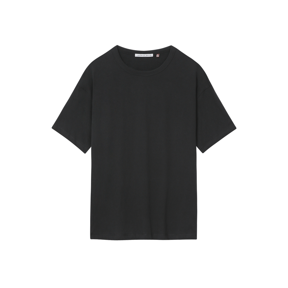 HM6LTS0044B0 Polyteru Human Index Basica T-Shirt Black