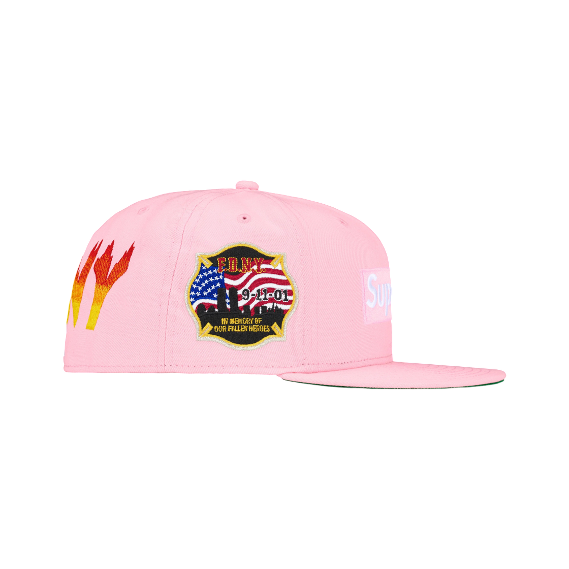 슈프림 x FDNY 박스 로고 뉴에라 핑크 - 26FW(Supreme x FDNY Box Logo New Era Pink - 26FW) - 3