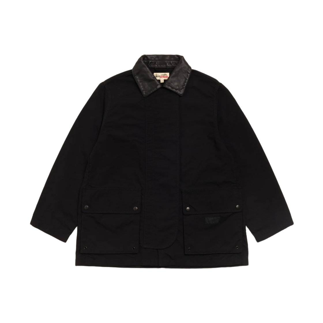 115966 Stussy Fireman Jacket Black