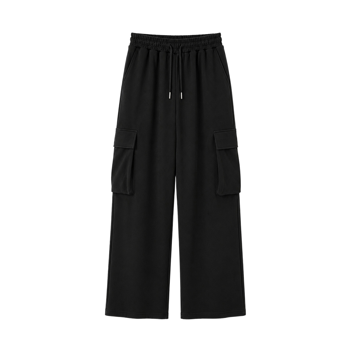 GC트레이닝포켓긴바지-블랙 GCLIP Semi-Wide Elastic Pocket Cargo Sweatpants Black