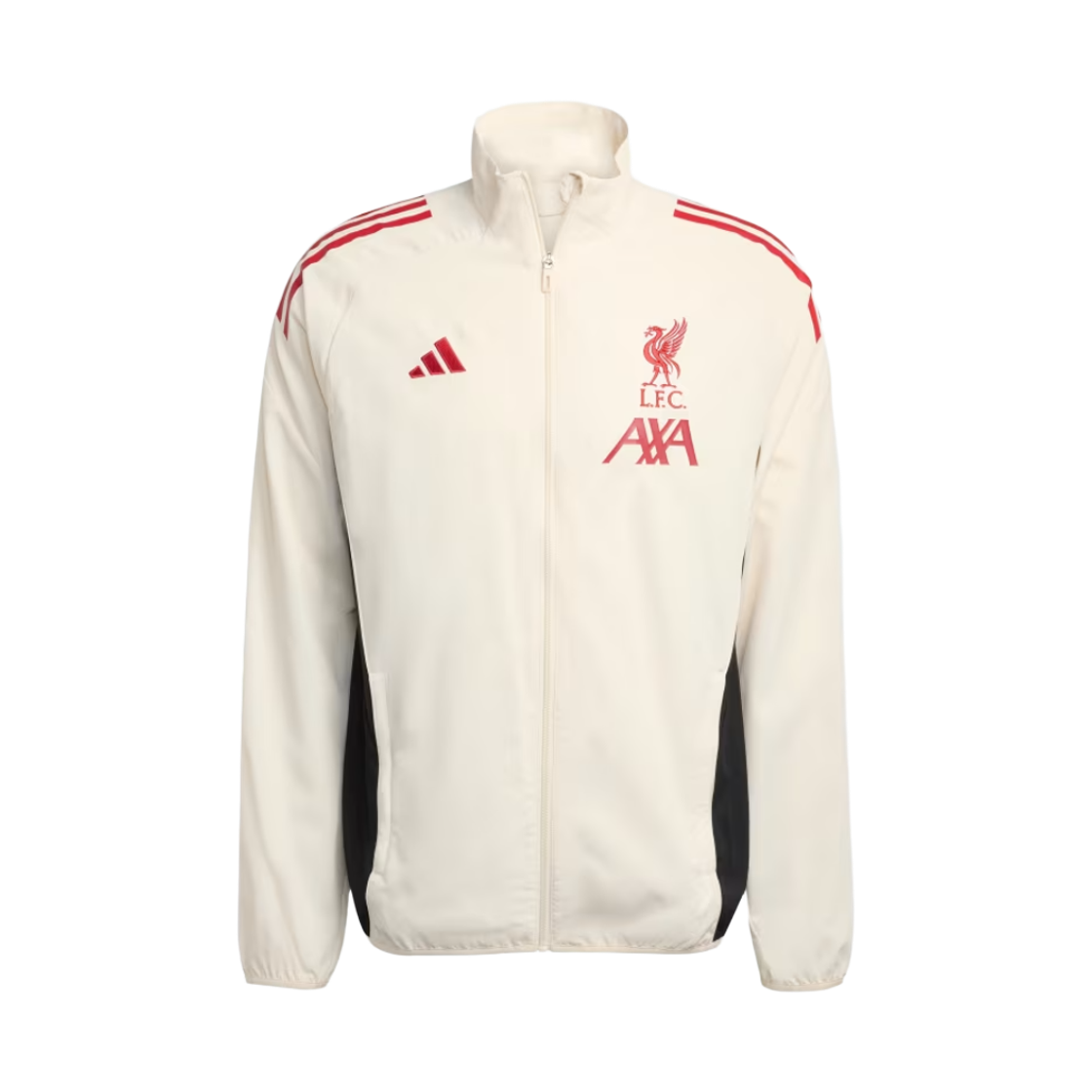 JV6571 Adidas Liverpool FC Tiro 25 Competition Presentation Jacket Wonder White - KR Sizing (Non Marking Ver.)
