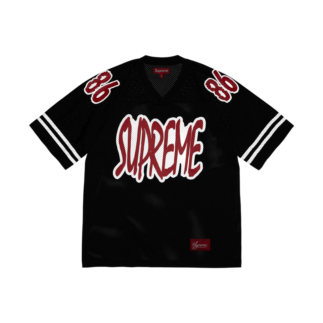 슈프림 리플렉티브 풋볼 저지 블랙 - 26FW(Supreme Reflective Football Jersey Black - 26FW) - 3