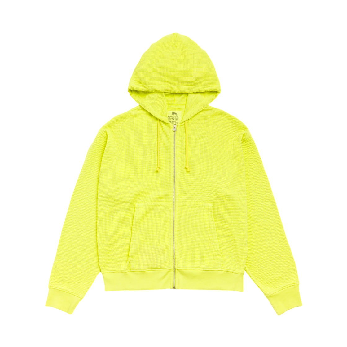1140410 Stussy Lightweight Thermal Hoodie Lime