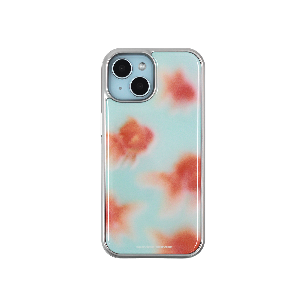 SV26002MTFSE sunvase service GOLDFISH BLUR CASE_MINT (silver epoxy) iPhone