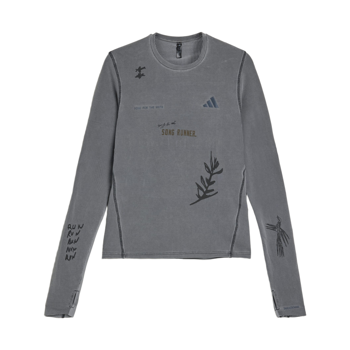 KY3103 (W) Adidas x Song For The Mute Long Sleeve T-Shirt Carbon - KR Sizing