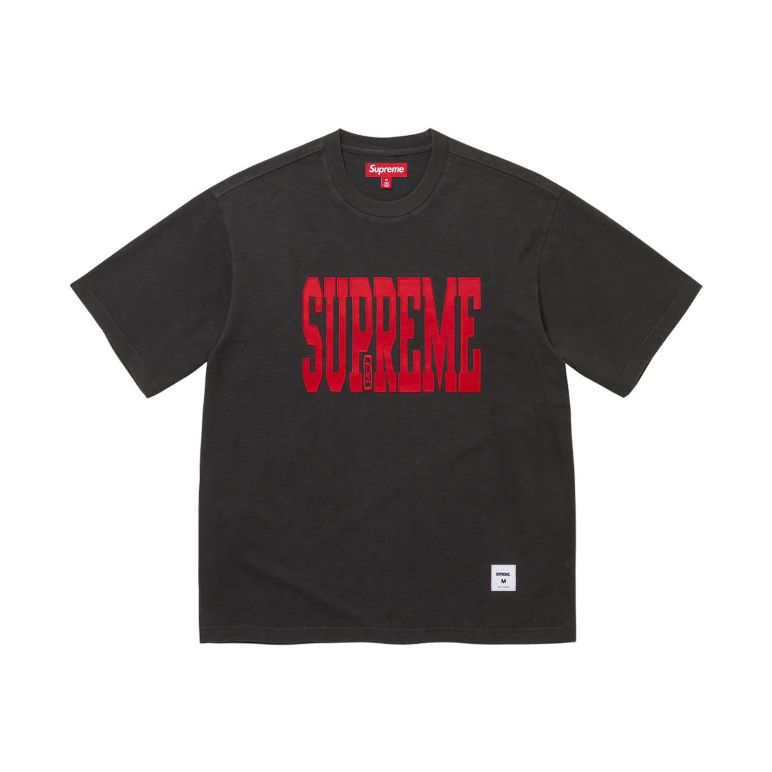 - Supreme Stretch Applique S/S Top Black - 26FW