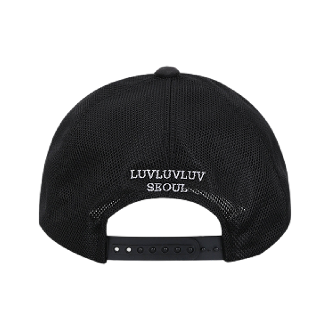 러브러브러브 FR 트러커 프레이즈 캡 블랙(LUVLUVLUV FR Trucker Prays Cap BK) - 2