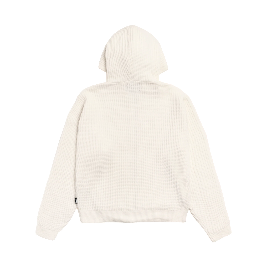 스투시 와플 캐시미어 집 후드 스웨터 아이보리(Stussy Waffle Cashmere Zip Hood Sweater Ivory) - 2