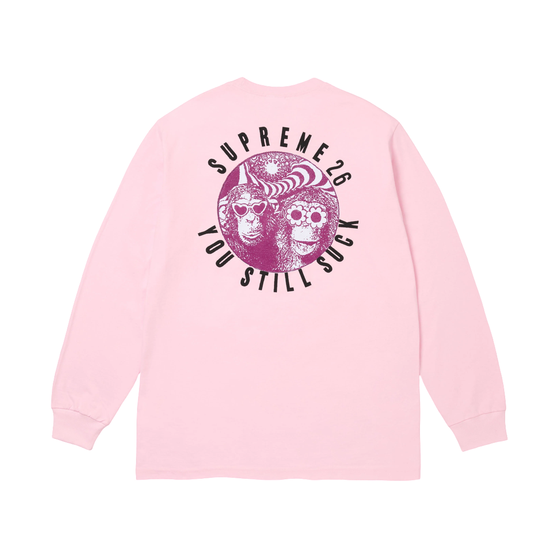 슈프림 유 스틸 썩 롱슬리브 티셔츠 라이트 핑크 - 26FW(Supreme You Still Suck L/S T-Shirt Light Pink - 26FW) - 2