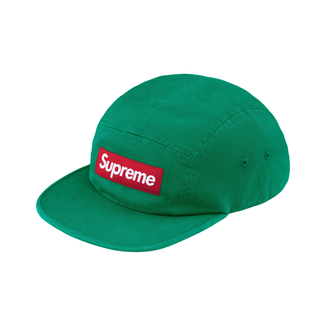 - Supreme Washed Chino Twill Camp Cap Green - 26FW
