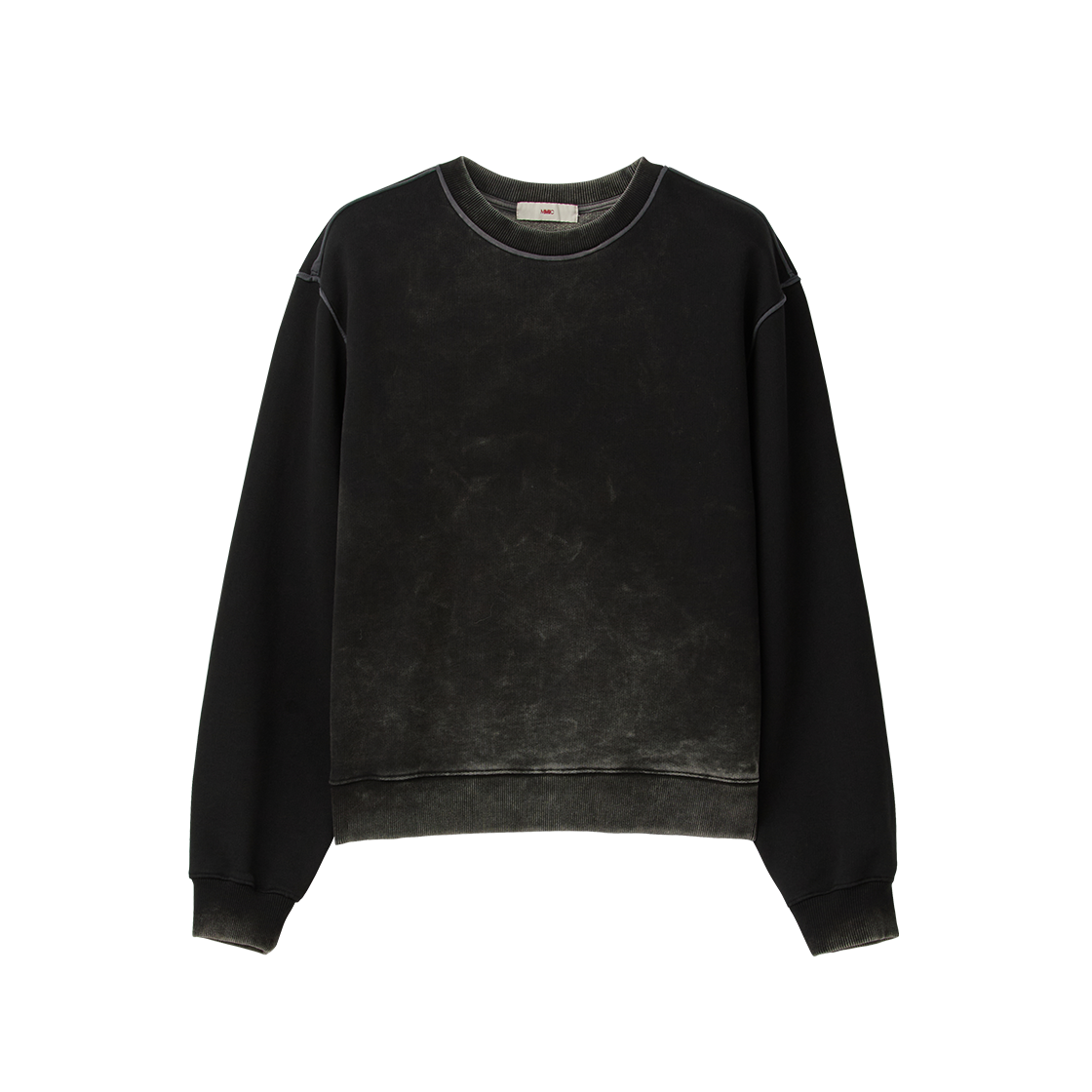엠엠아이씨 셰이드 레이어 스웻셔츠 블랙(MMIC Shade Layer Sweatshirt Black)