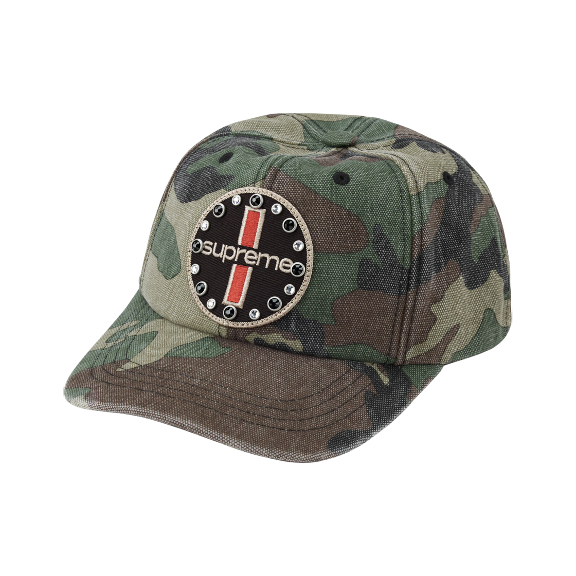 - Supreme Garage 6-Panel Woodland Camo - 26FW