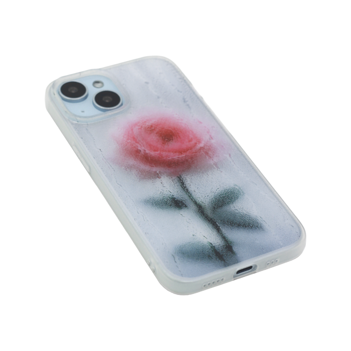 선베이스서비스 레이니 로즈 케이스 핑크 (반투명 케이스) 아이폰(sunvase service RAINY ROSE CASE_PINK (translucent) iPhone) - 2