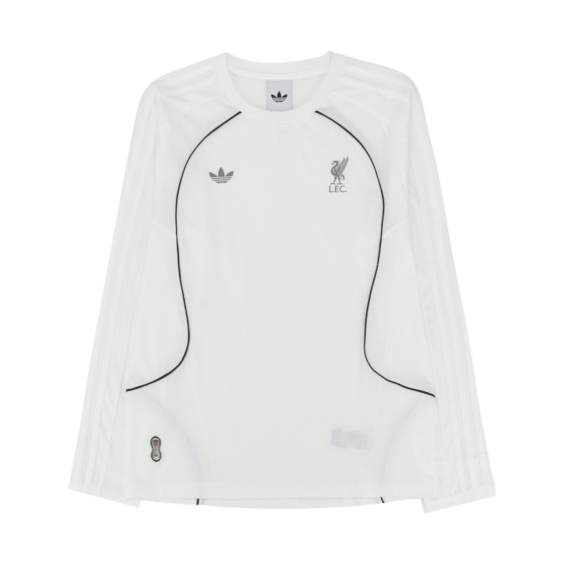 KX7704 Adidas Liverpool FC Teamgeist 26 Longsleeve T-Shirt White - KR Sizing (Non Marking Ver.)