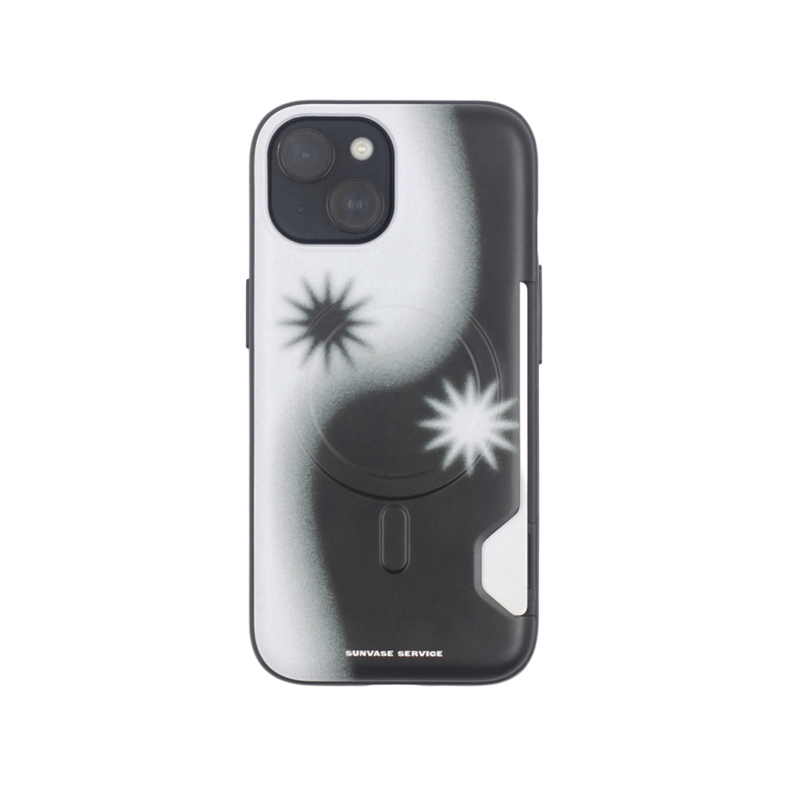 SV25010BKFCB sunvase service YIN YANG CASE_BLACK (magsafe card bumper) iPhone