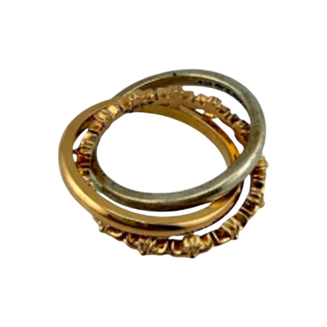 더도산 크롬하츠 22k 타이니 트리플 밴드링(TheDosan x chrome hearts 22k Tinny Triple Band Ring) - 2