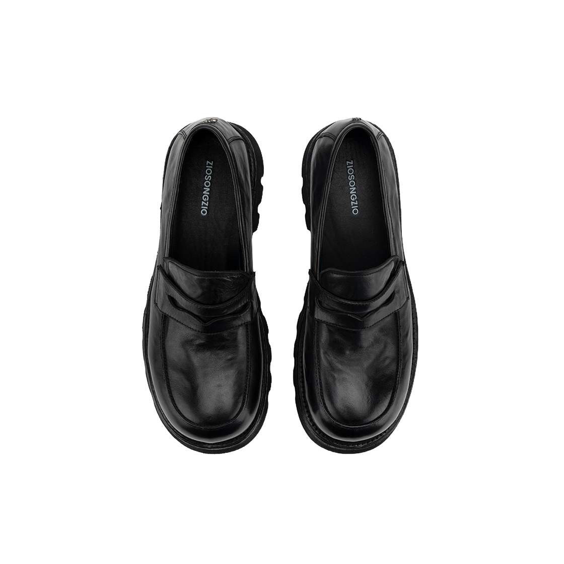 지오송지오 헤비 로퍼 블랙 BI5AS501BK(ZIOSONGZIO Heavy Loafer Black) - 4