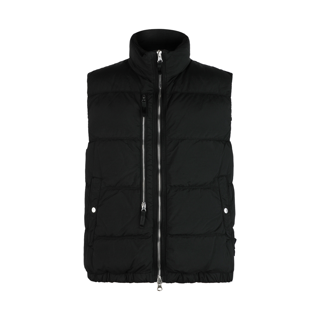 G100006 S0019 V0029 [25% 쿠폰] Stone Island G100006 Nylon Metal In Econyl Down Vest with Anti-Drop and Dual Zip Pockets Black - 25FW